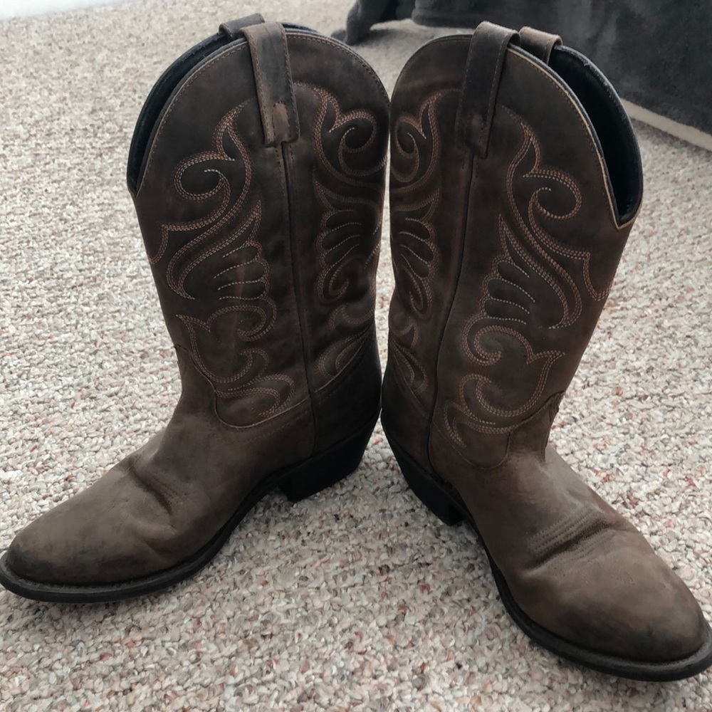 Laredo cowgirl leather boots